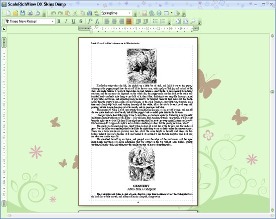 Skinned WYSIWYG editor