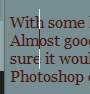 Caret "ghosts" after vertical scrolling